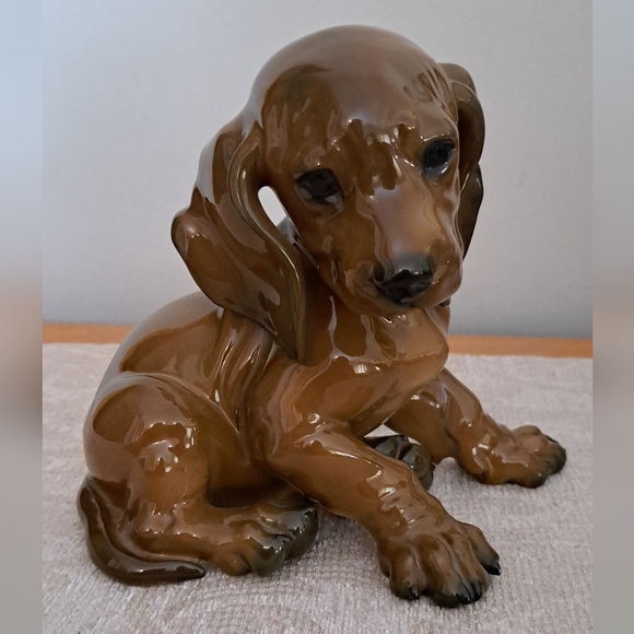 Other - Vintage Germany Rosenthal Porcelain Ceramic Dog Dachshund Figurine Puppy